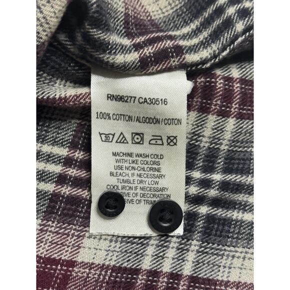 Vans men's short-sleeve Plaid button-down Shirt - Size XL - Picture 5 of 9